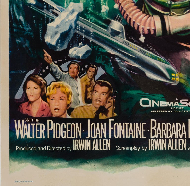 Voyage To The Bottom Of The Sea Cast 1961 Voyage to the Bottom of the Sea Original British Film Poster, Tom