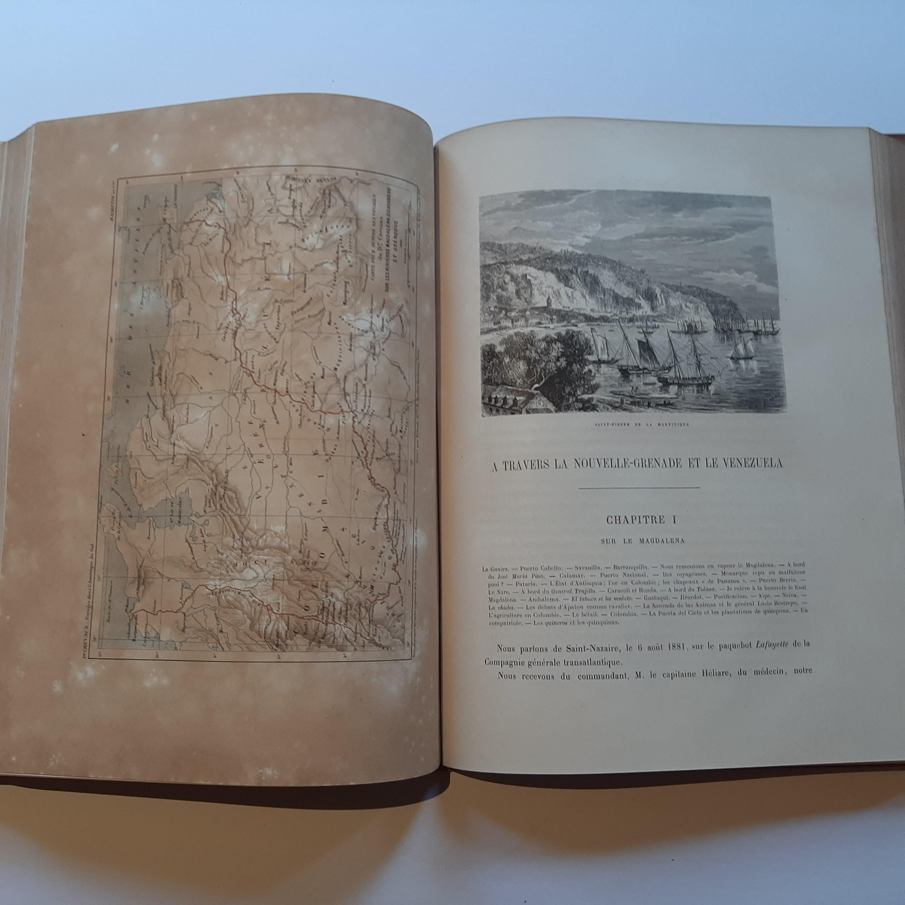 19th Century Voyages dans l'Amérique du Sud by J. Crevaux '1883' For Sale