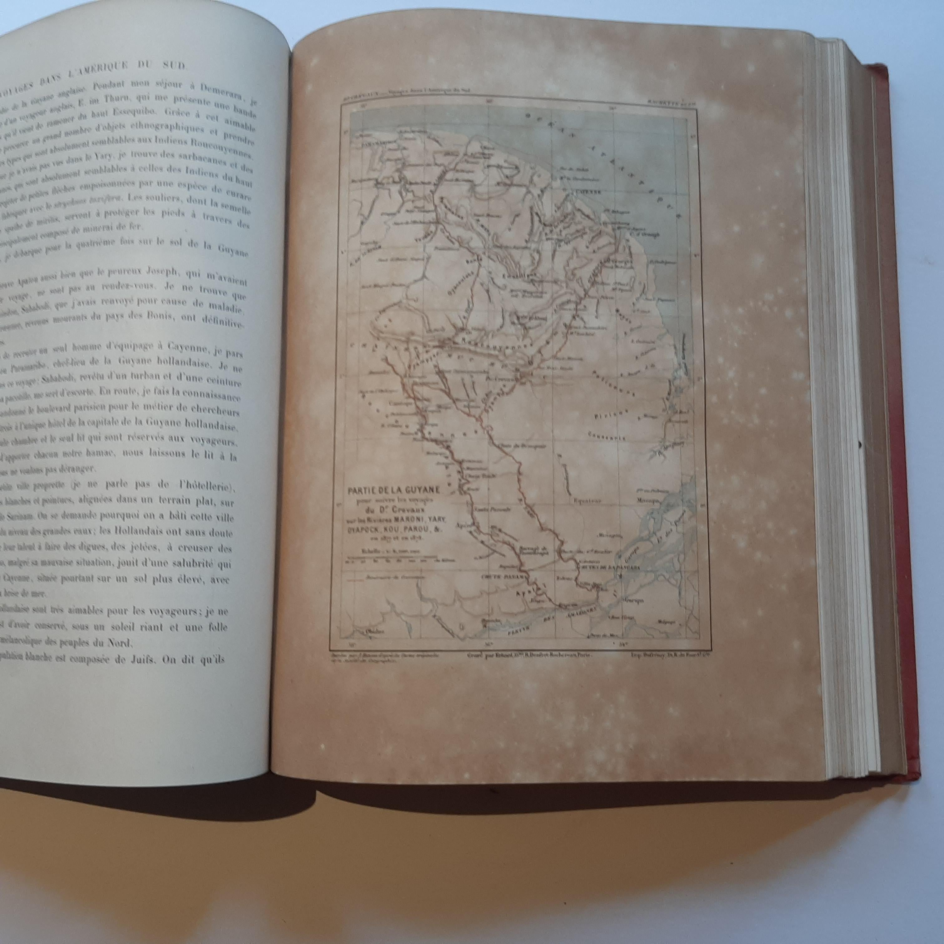 Voyages dans l'Amérique du Sud by J. Crevaux '1883' For Sale 1