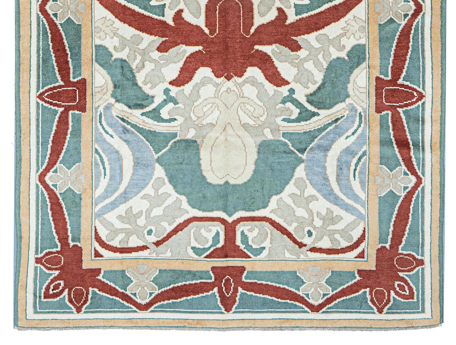 Voysey-Teppich im Stil 300x203cm (Persisch) im Angebot