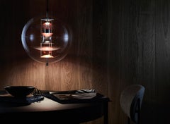 VP Globe Tinted Glass Pendant Light by Verner Panton