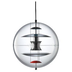 VP Globe Tinted Glass Pendant Light by Verner Panton