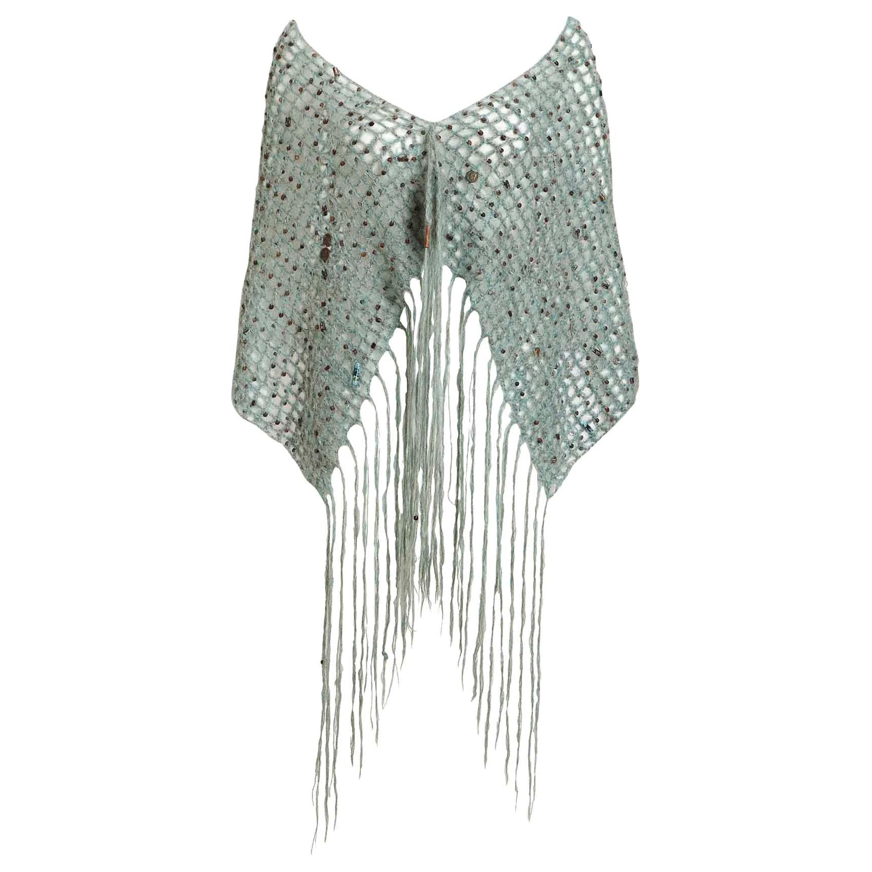 black beaded shawl