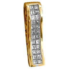 VS-SI Diamond 14k Yellow Gold Pendant