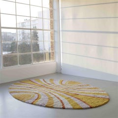 V’Soske Studios Psychedelic Pop Art Oval Rug