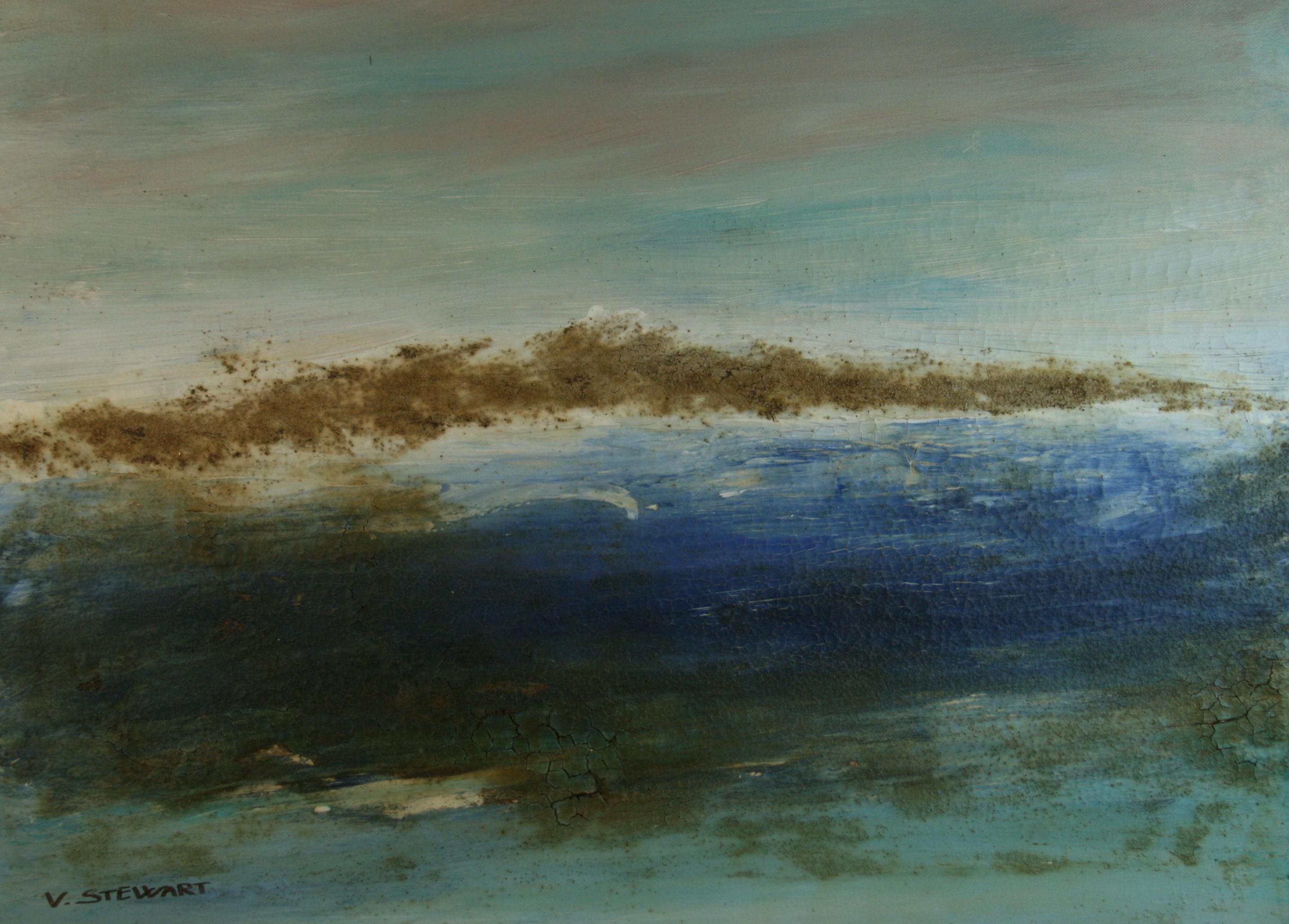 Pittura impressionista californiana di paesaggi marini in vendita 3