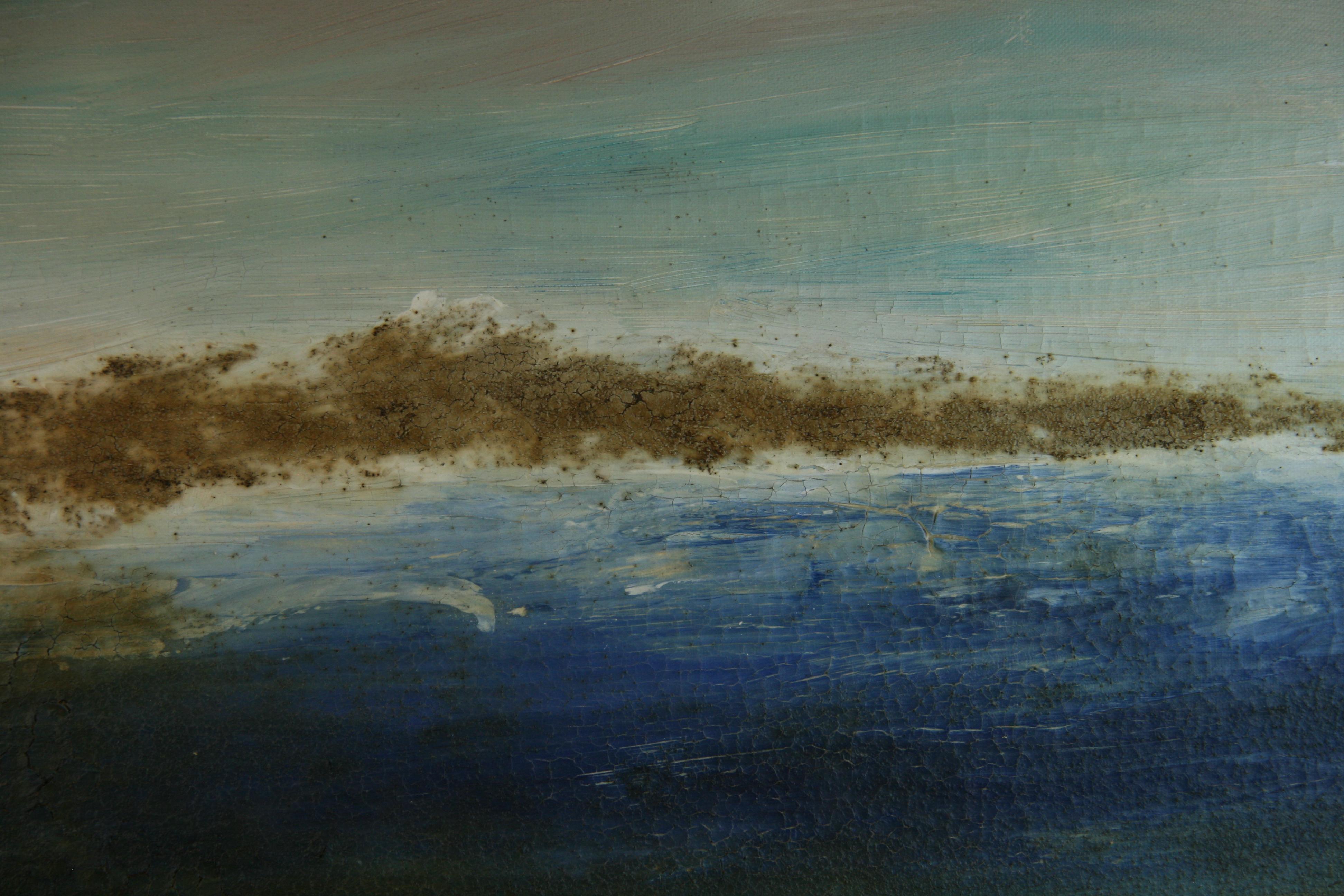 Pittura impressionista californiana di paesaggi marini in vendita 4