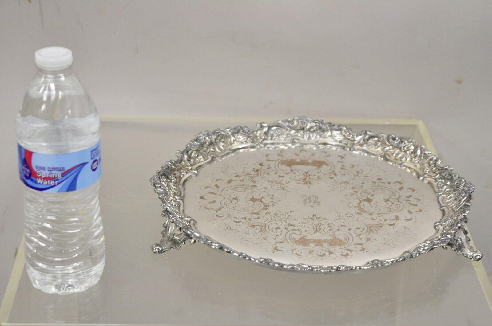 Vtg 1940s Victorian Silver Plate 12