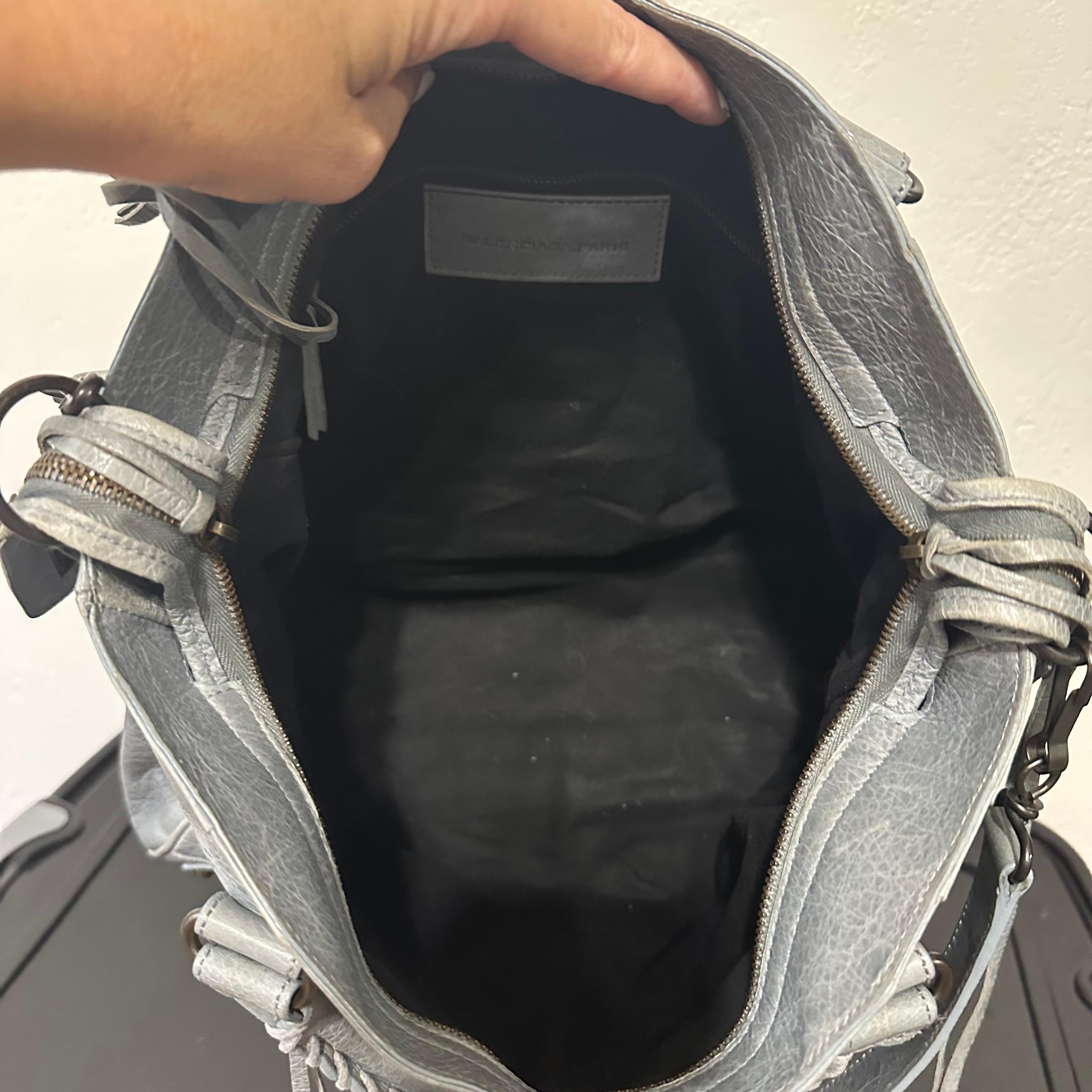 VTG Balenciaga Classic Velo Crossbody Bag Ardoise Slate Grey