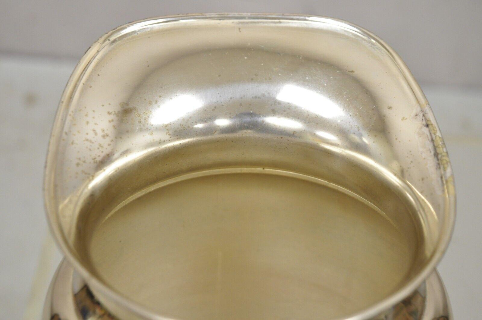 20th Century Vtg English Silver Mfg Co Silverplated Copper Tone Victorian Style Water Pitcher