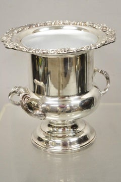 Vtg F.B. Rogers Silver Plated Regency Style Champagne Chiller Wine Ice Bucket