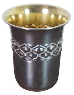 Vtg Israeli Hadad Sterling Silver 925 Kiddush Wine Cup Judaica Shabbat 42g