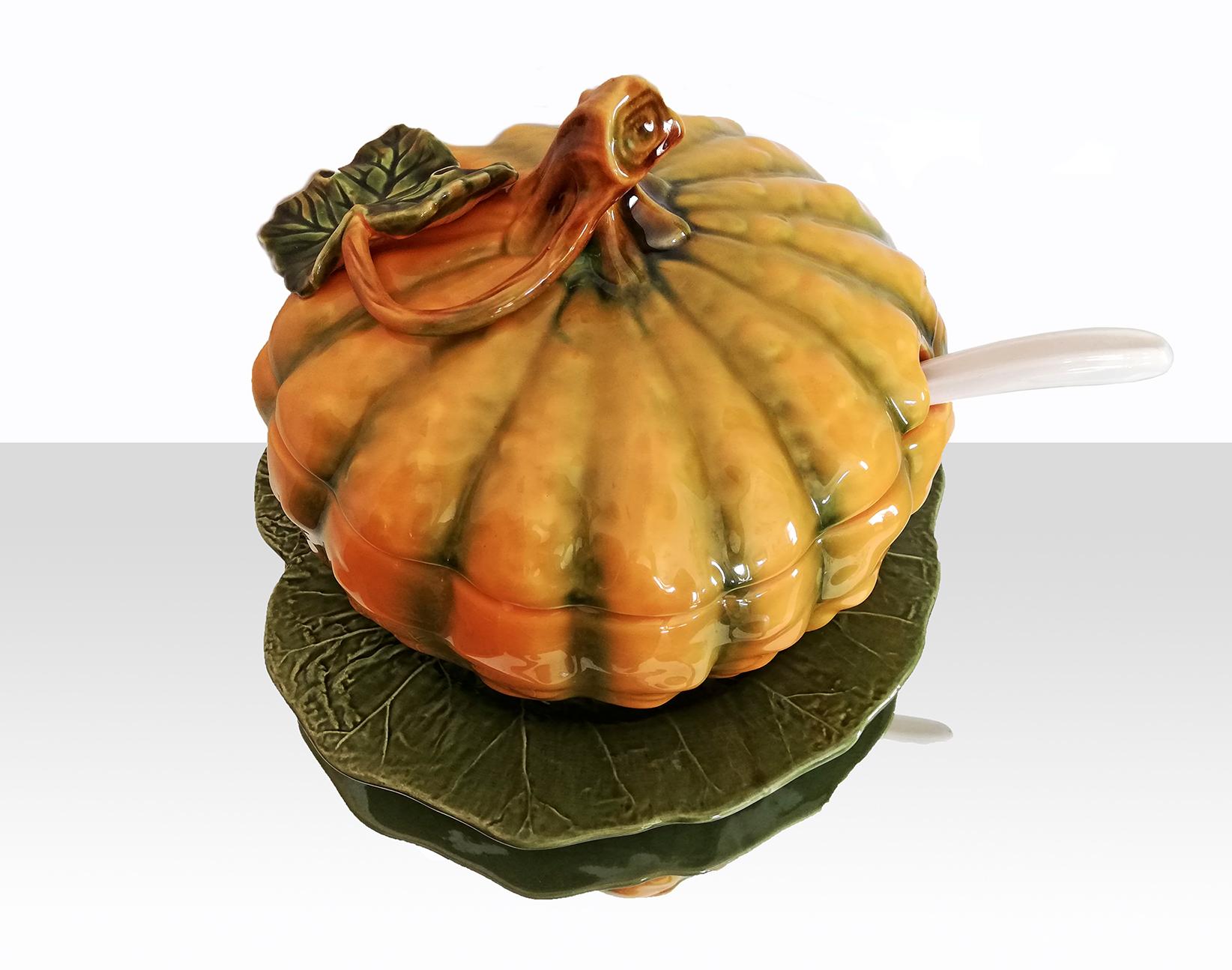 large ceramic pumpkin