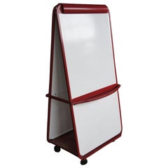 Used Life-Size Bretford Presentation Easel Dry Erase Magnetic Porcelain Whiteboard