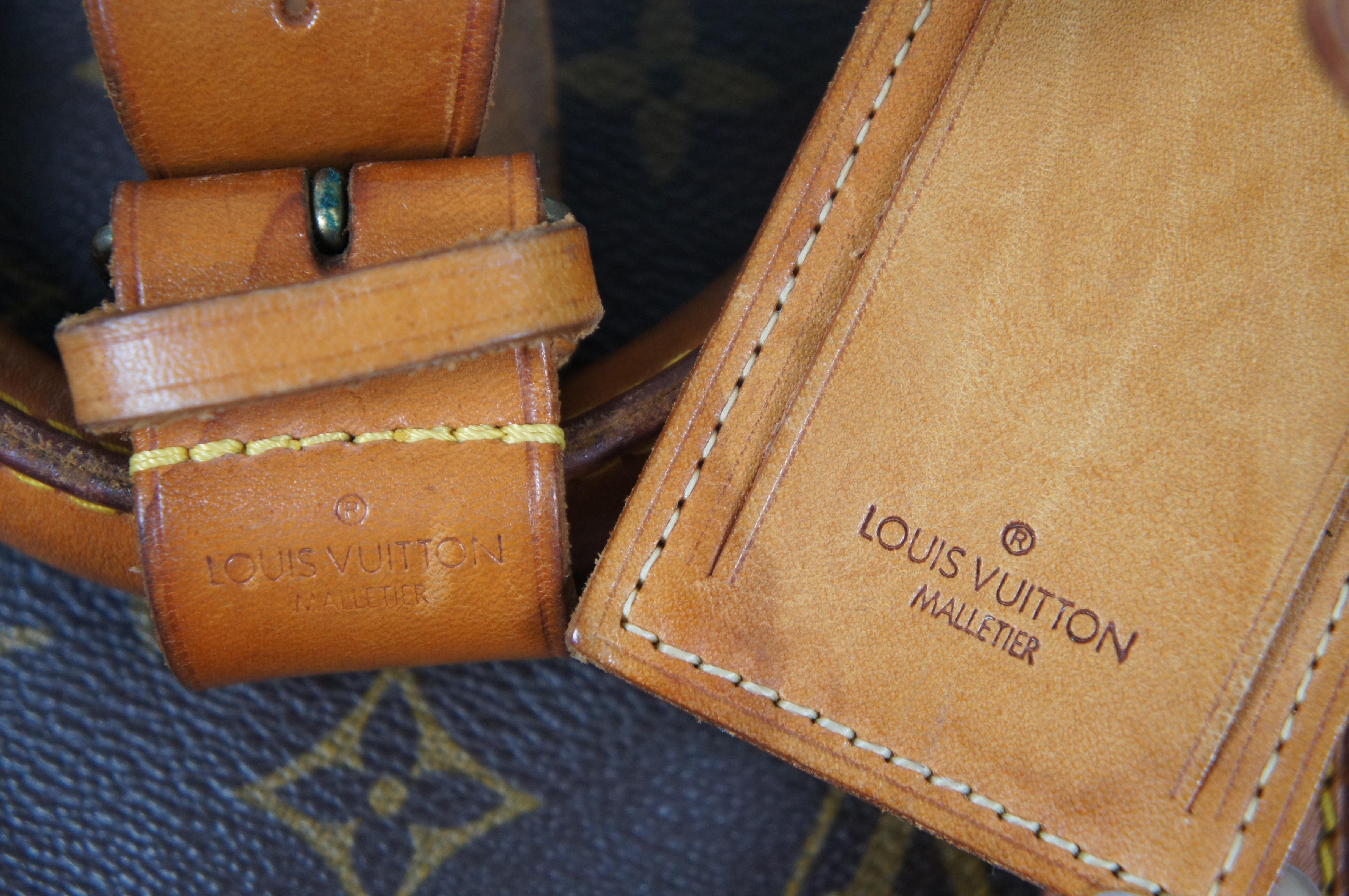 20th Century Vtg Louis Vuitton Keepall Bandouliere 45 Malletier LV Monogram Boston Bag 21