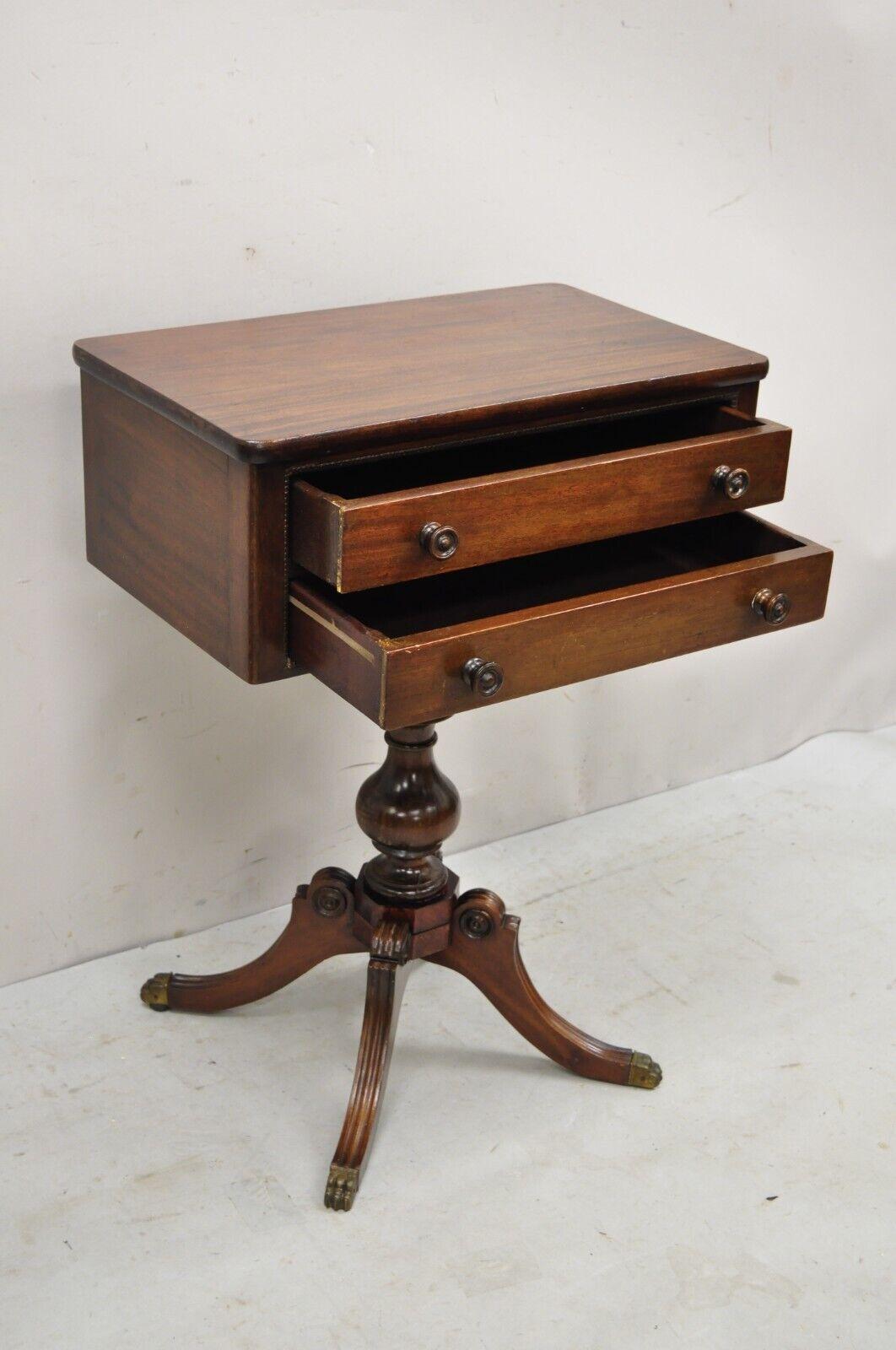 duncan phyfe end table with drawer