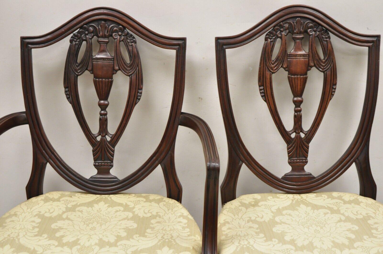 duncan phyfe shield back chairs