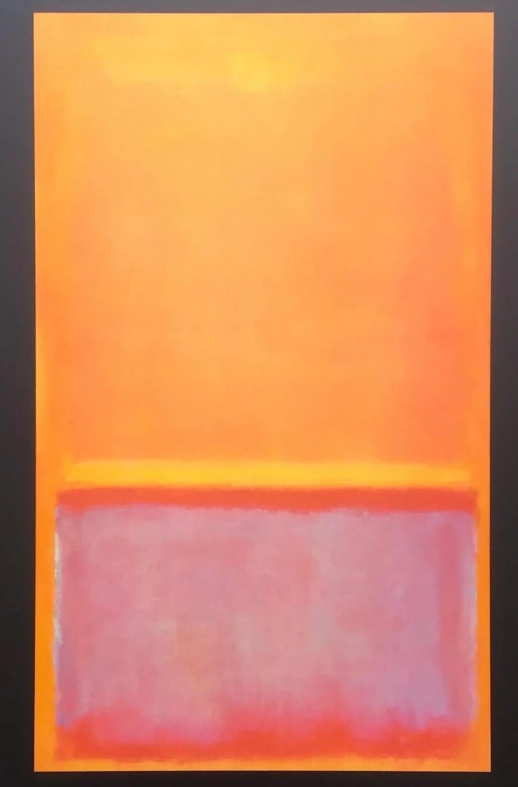 Vtg Mark Rothko MCM 1987 Abstract Lithograph Tate Gallery Exhibition Poster OOP For Sale 5