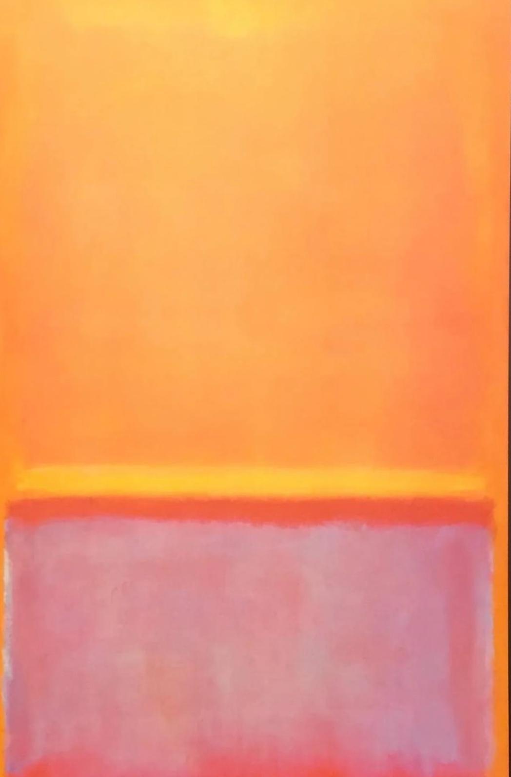 Vtg Mark Rothko MCM 1987 Abstract Lithograph Tate Gallery Exhibition Poster OOP For Sale 6