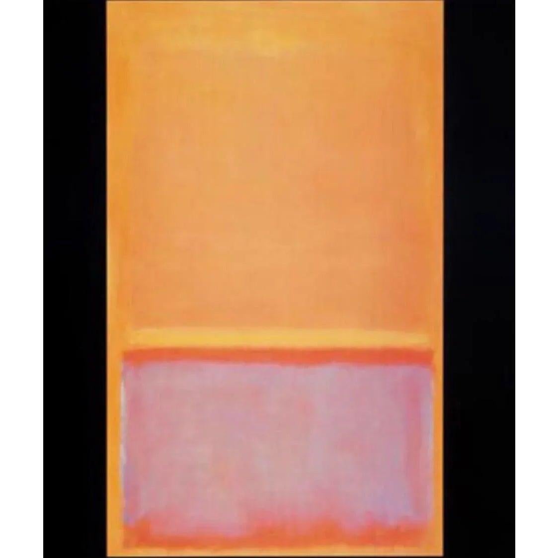 Late 20th Century Vtg Mark Rothko MCM 1987 Abstract Lithograph Tate Gallery Exhibition Poster OOP For Sale