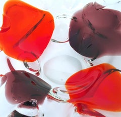 CLEARANCE - Murano Glass a Pentoni Platter/Tray/Centerpiece by Fratelli Toso