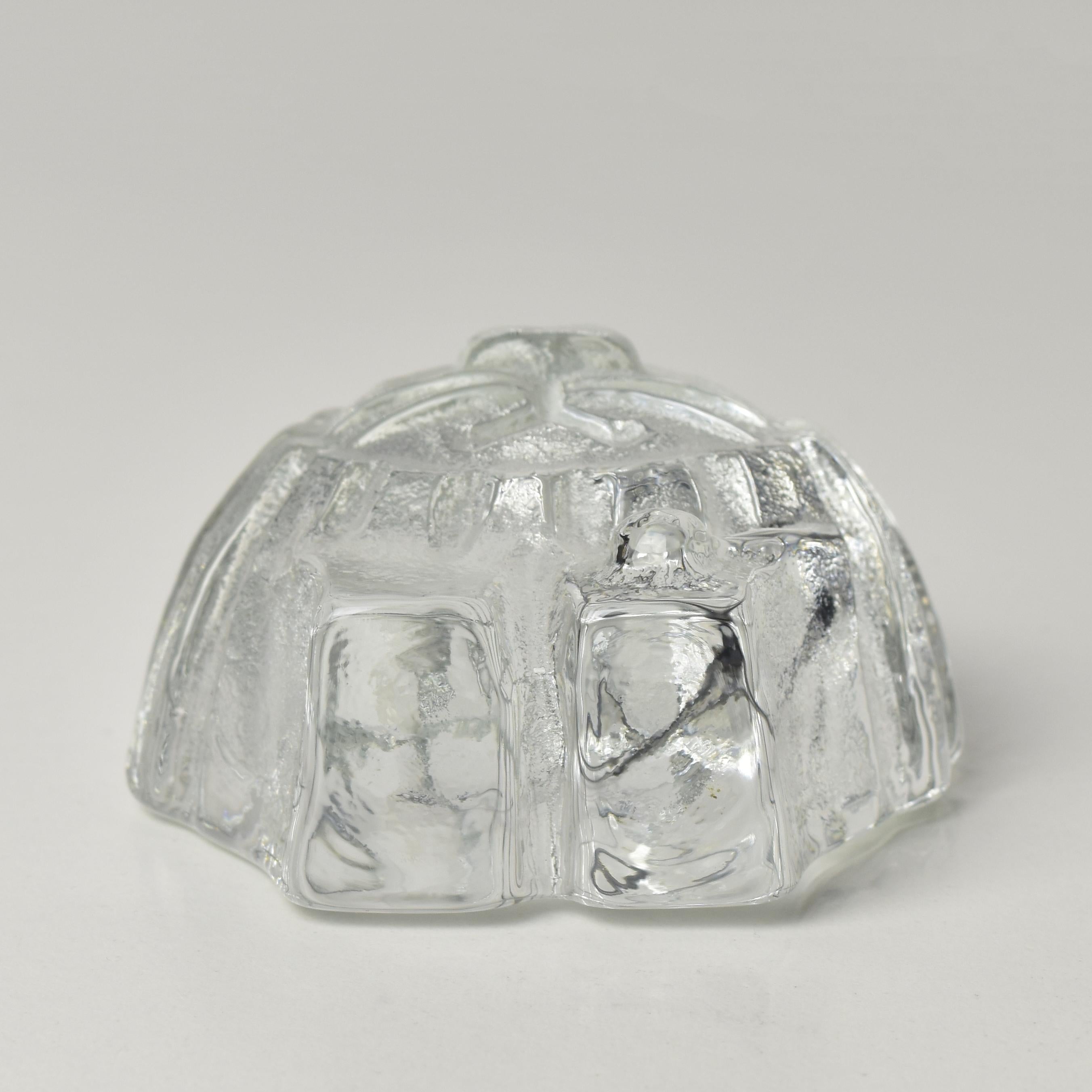Figurine de lion en verre d'art scandinave de VTG attribuée à Lisa Larson / Skruf Excellent état - En vente à Bad Säckingen, DE