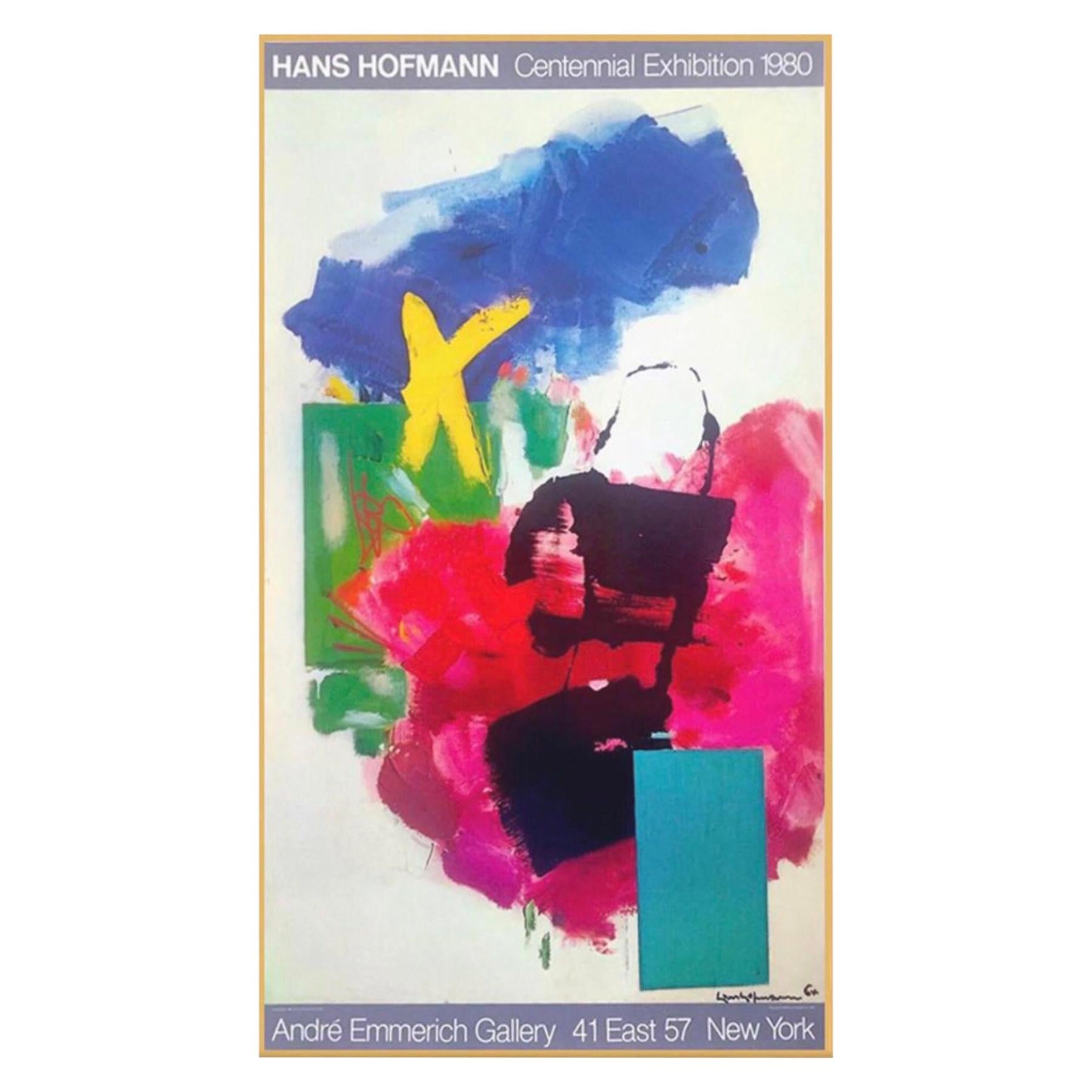 Affiche d'exposition de la Emmerich Gallery, édition limitée 250 exemplaires, signée Hans Hofmann en vente 4