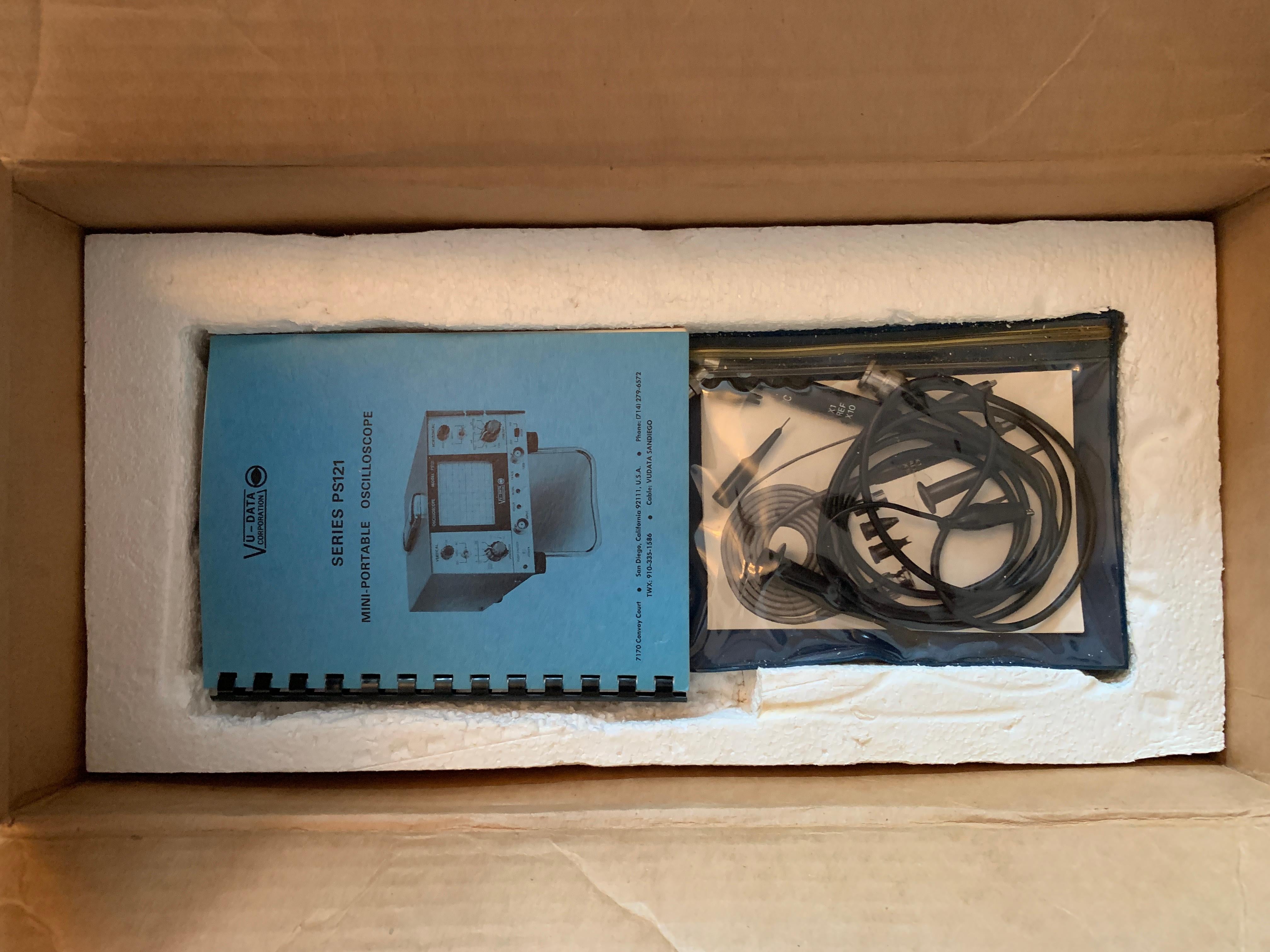 American VU DATA Corporation Series PS121 Mini-Portable Oscilloscope For Sale