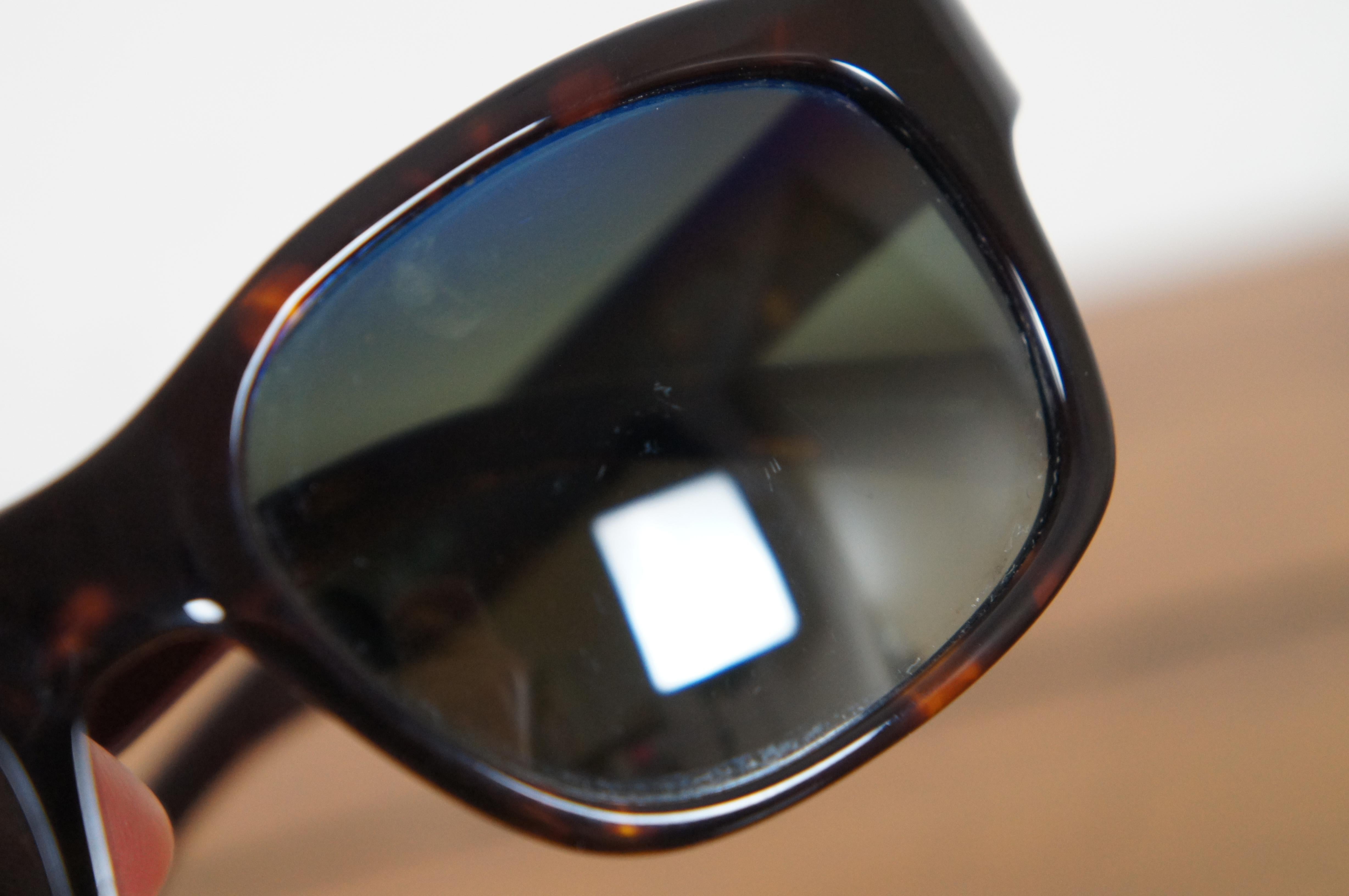 Vuarnet France Handmade Aviator Brown Tortoise Style Sunglasses Case Saks Fifth For Sale 3