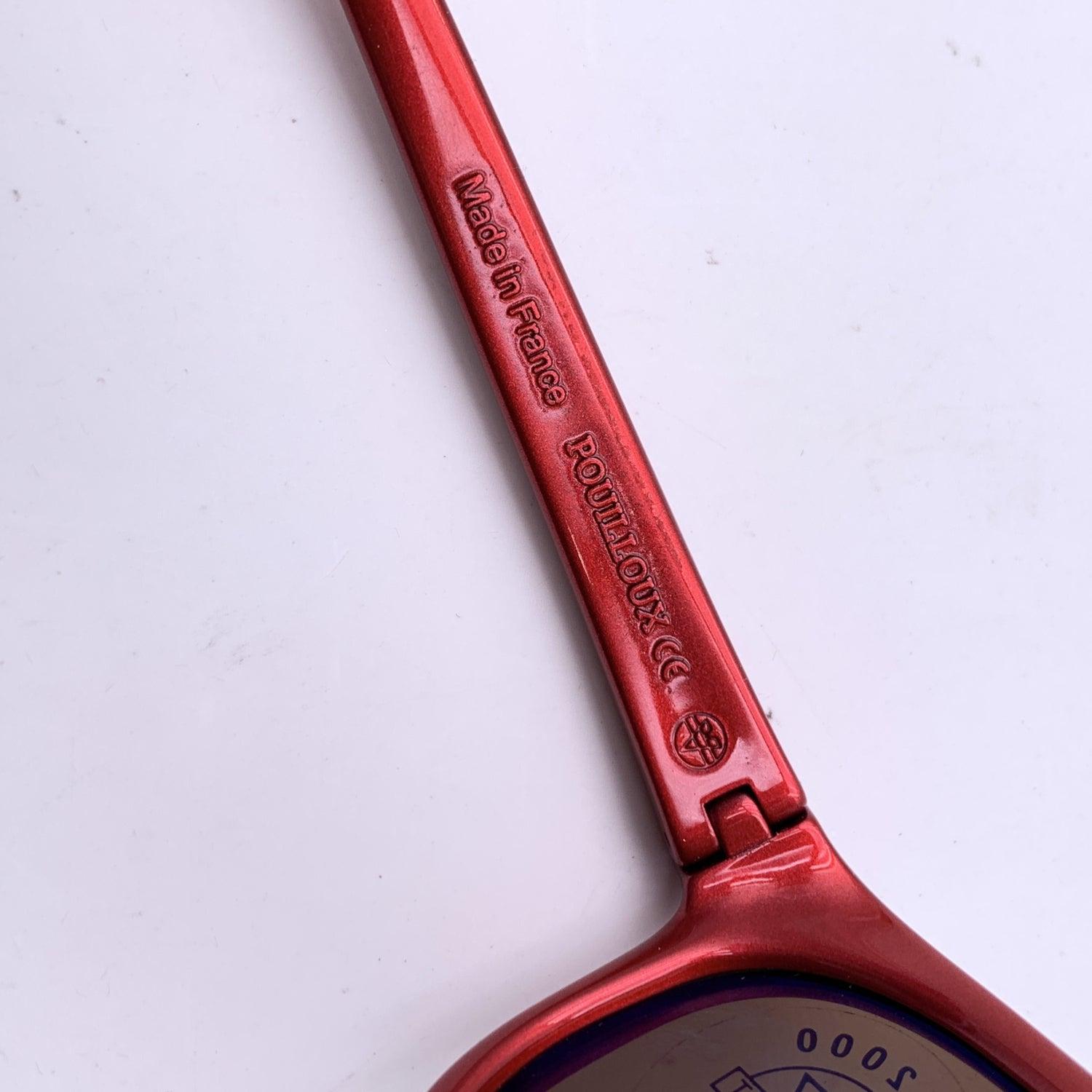 Vuarnet Legend Red 112 Sunglasses PX 2000 Lens 57/20 140 mm In Excellent Condition In Rome, Rome