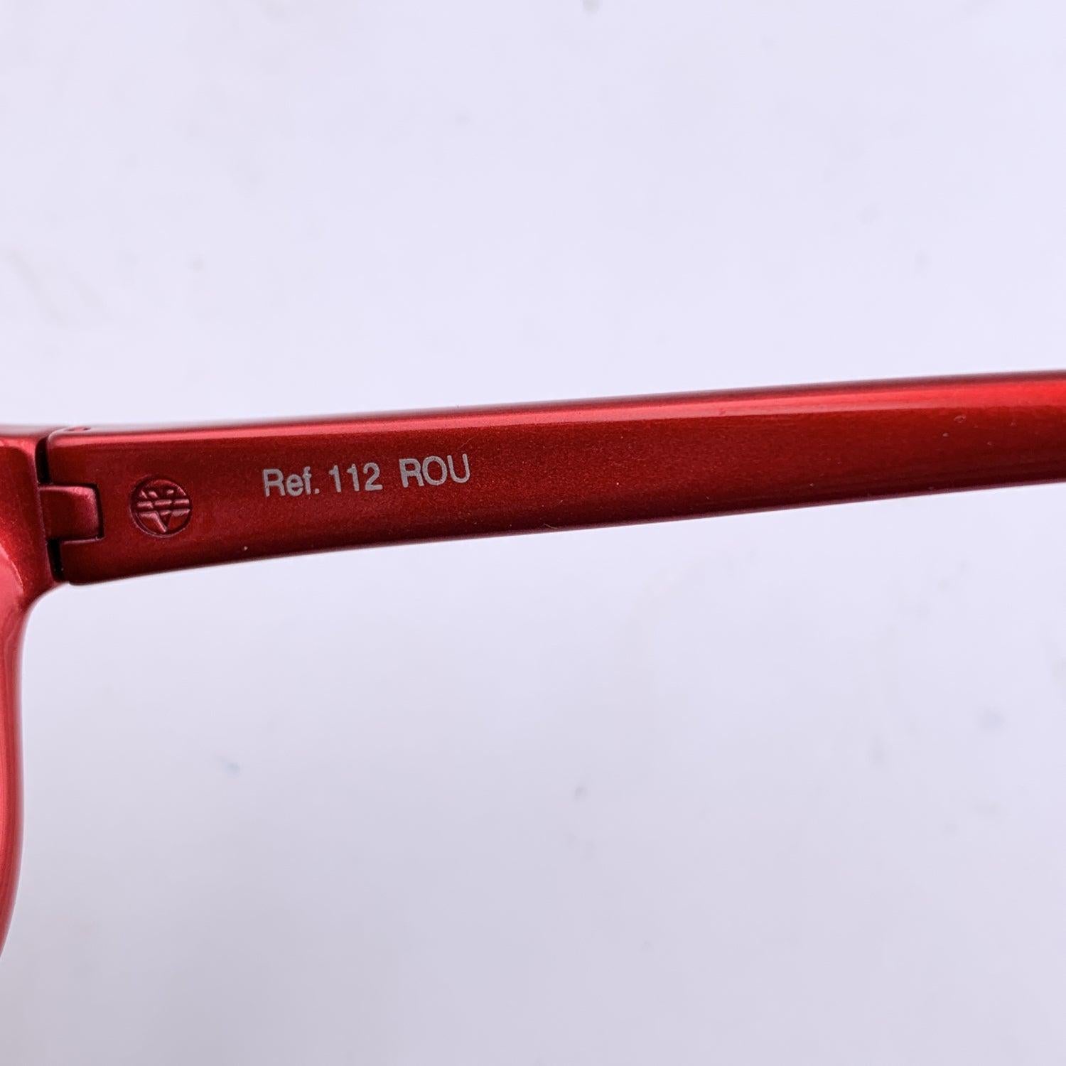 Vuarnet Legend Red 112 Sunglasses PX 2000 Lens 57/20 140 mm In Excellent Condition For Sale In Rome, Rome