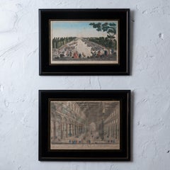 Vue d’Optique of the King’s Cavalry and Saint Paul’s Basilica, 18th Century