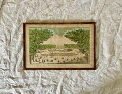 « Vue d'Optique » de la place Louis XV, de la fin du XVIIIe au début du XIXe siècle