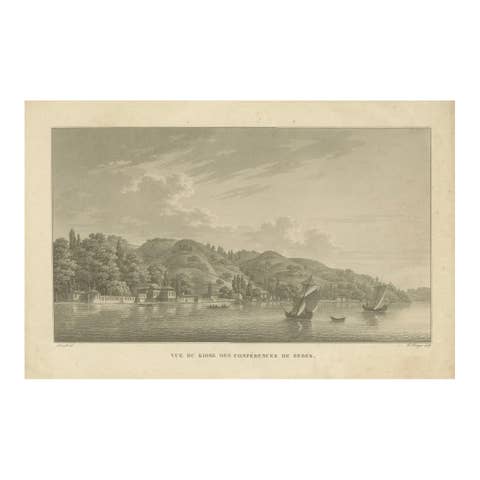 Vue du Kiosk des Conférences de Bebek: Picturesque View of Constantinople, 1817