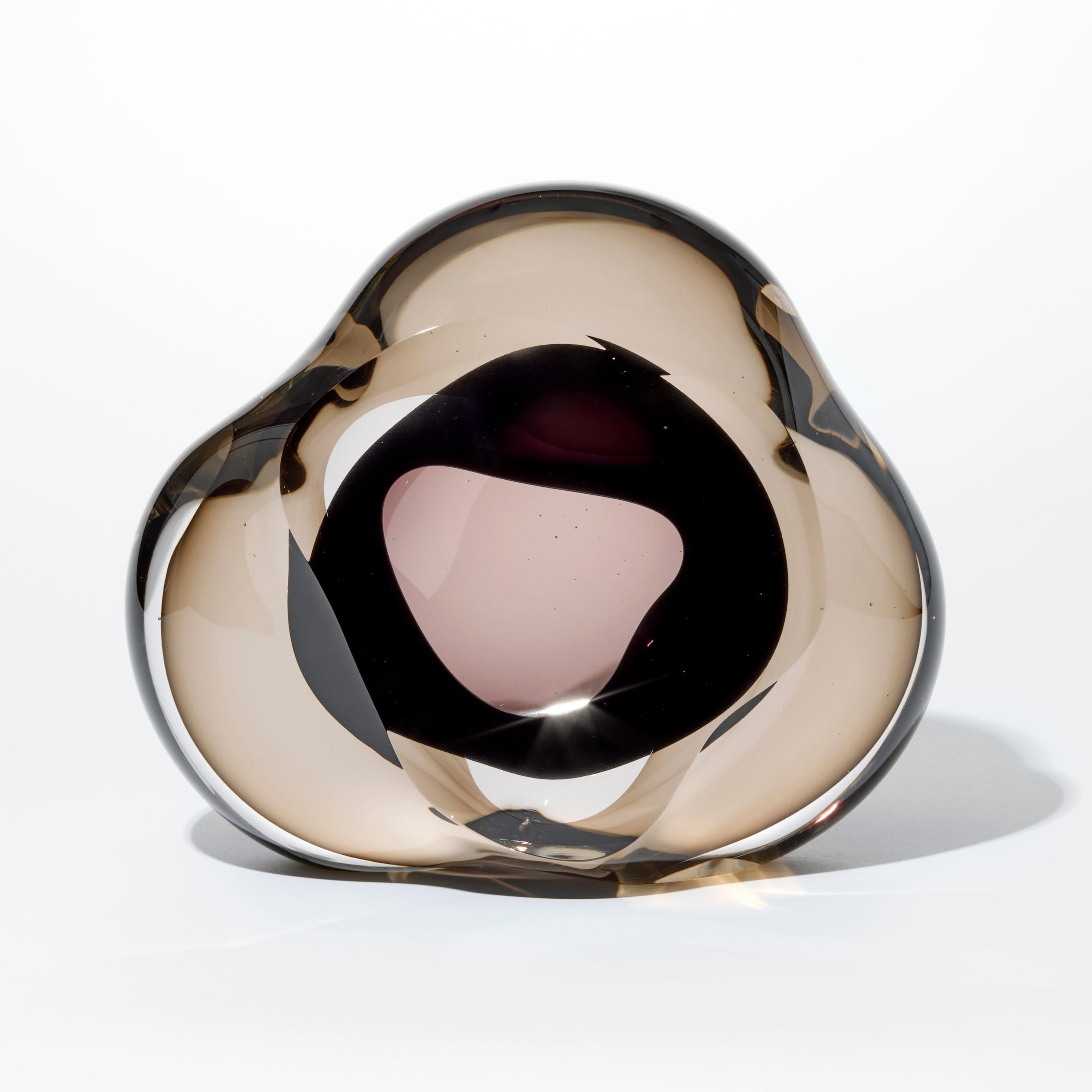 Vug in Smokey Topaz & Oliver
