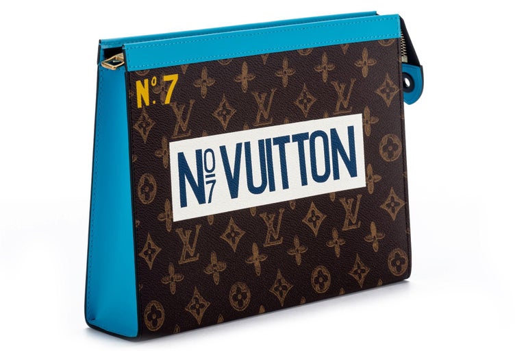 This Louis Vuitton Pouch is part of a limited capsule in honor to the House's late designer Virgil Abloh. The 7 Collection is a nod to the creative’s time there while he served as the Creative Director for their menswear department. The pieces in