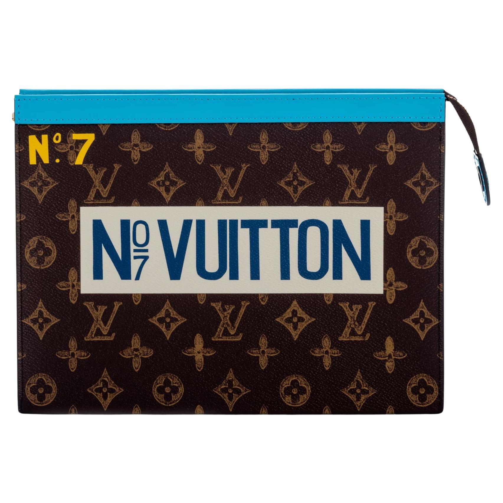Brand New/Sold Out /Virgil Abloh/Louis Vuitton Orange Pouch in Orange  canvas at 1stDibs