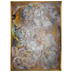 Vuitton by Jessica Mayer Fine Art Textured Metal Canvas Cerused with Metal Waxes