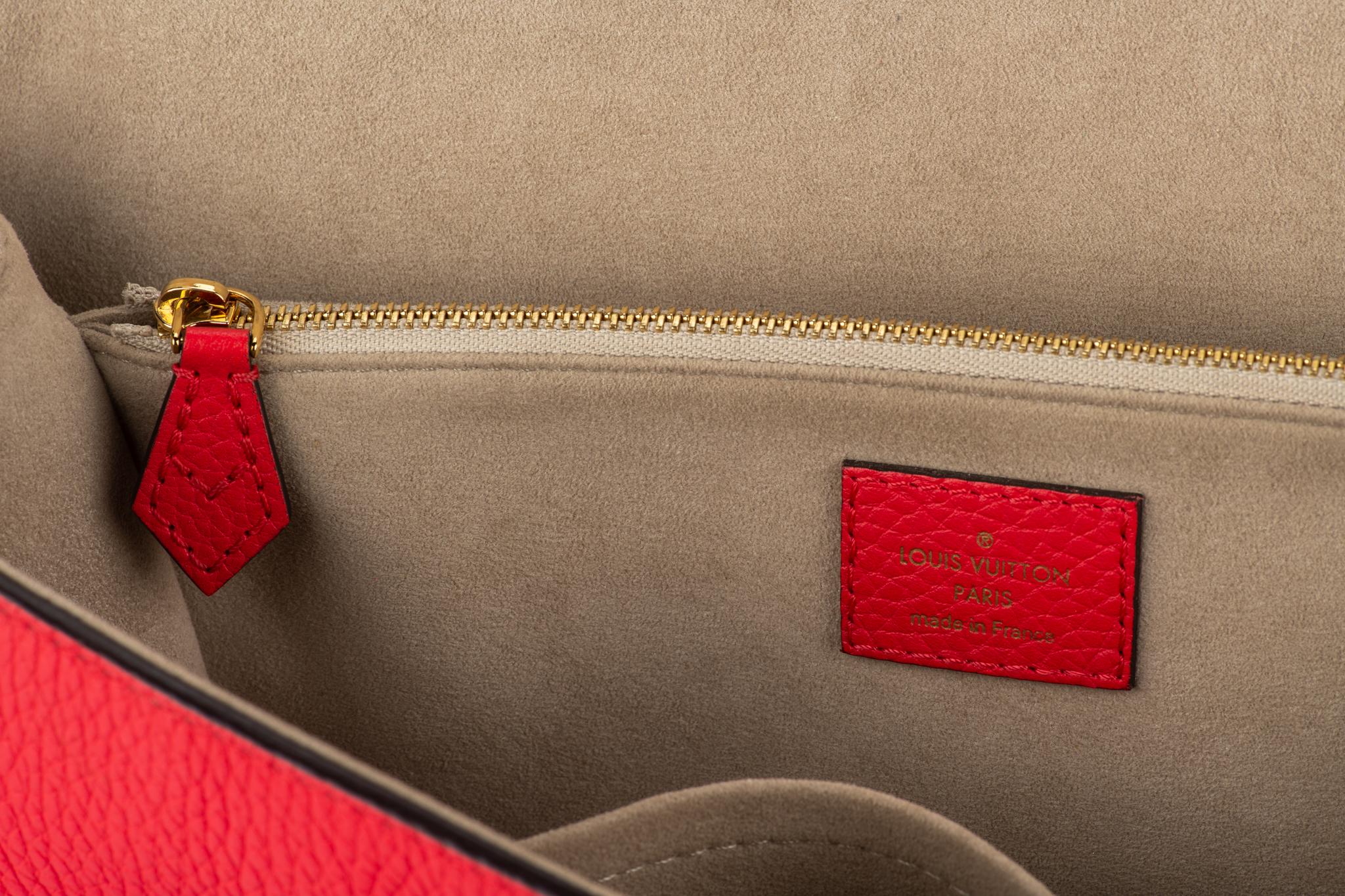 Vuitton Fuchsia Leather Volta 2 Way Bag For Sale 9