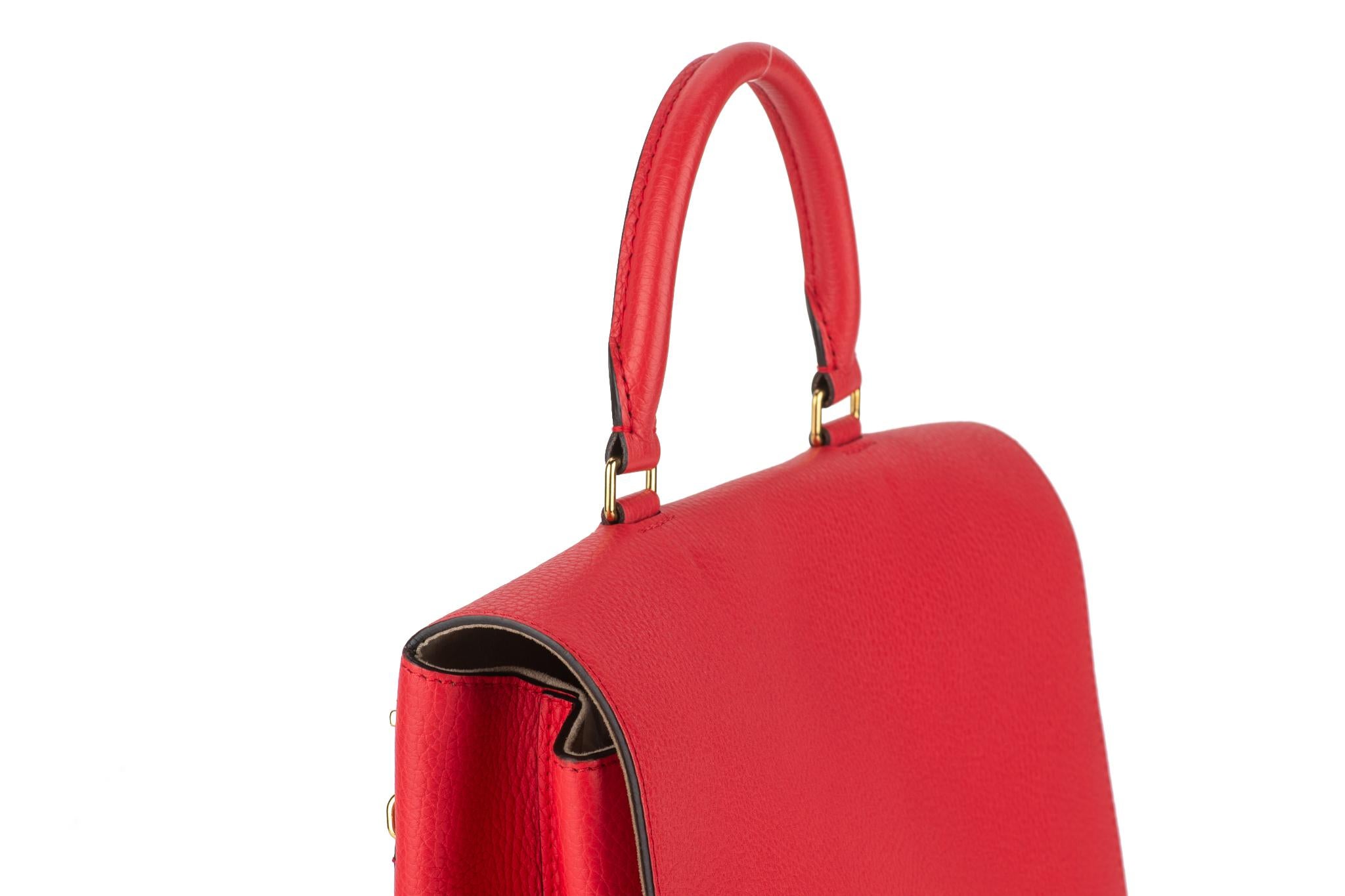 Vuitton Fuchsia Leather Volta 2 Way Bag For Sale 1