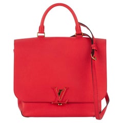 Vuitton sac Volta 2 Way en cuir fuchsia