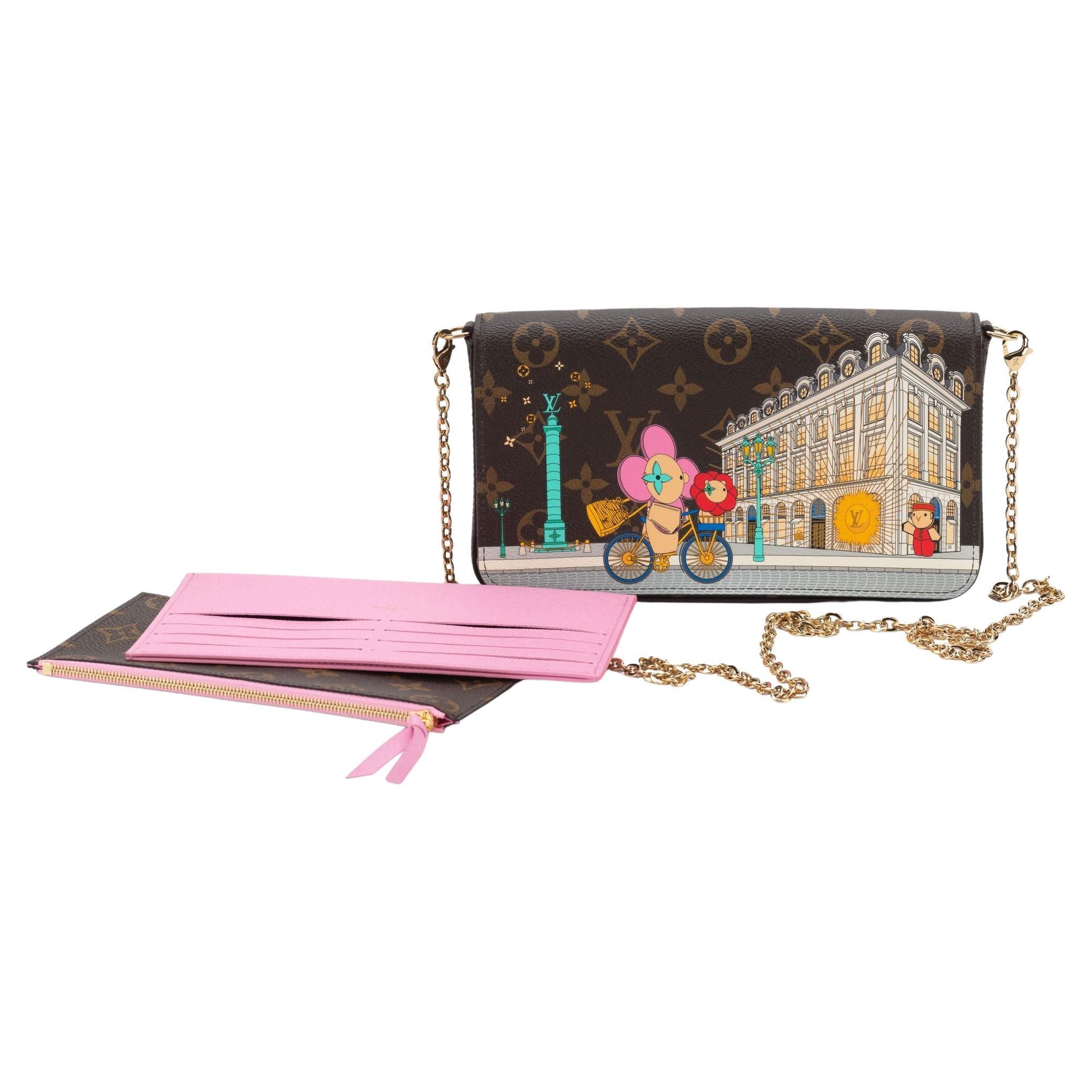 Louis Vuitton Monogram Canvas Limited Edition Vivienne Felicie Pochette Bag  at 1stDibs