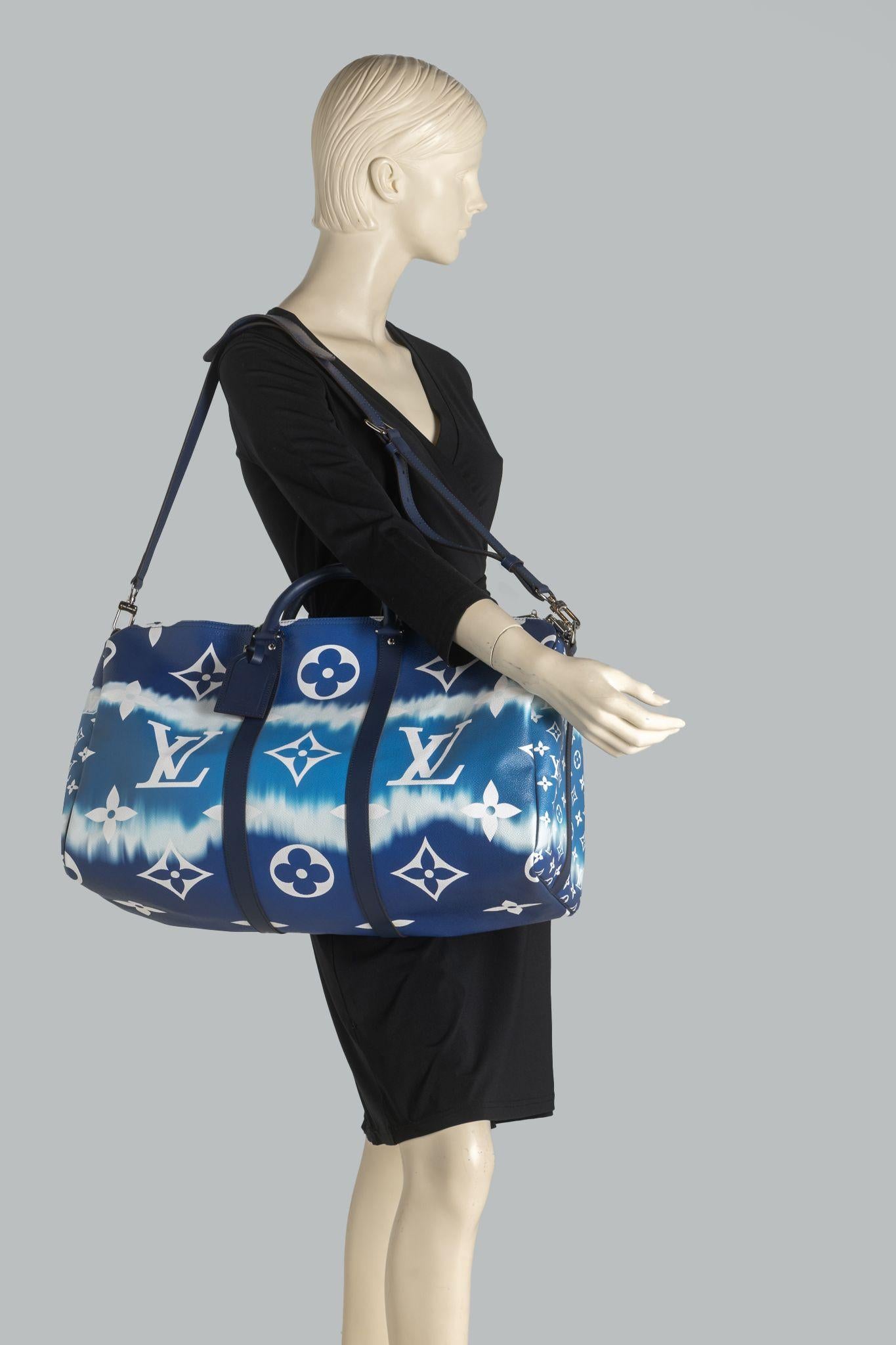 Vuitton Keepall Bandouliere Bag Escale For Sale 11