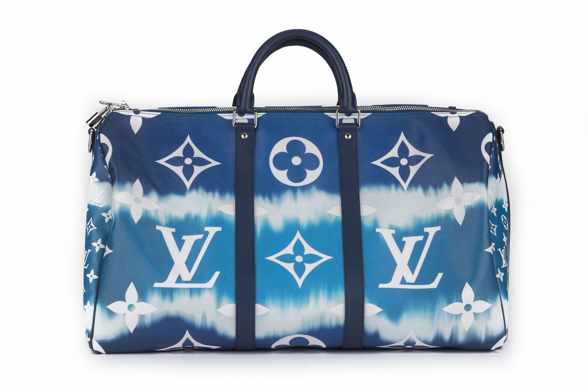 Women's or Men's Vuitton Keepall Bandouliere Bag Escale For Sale