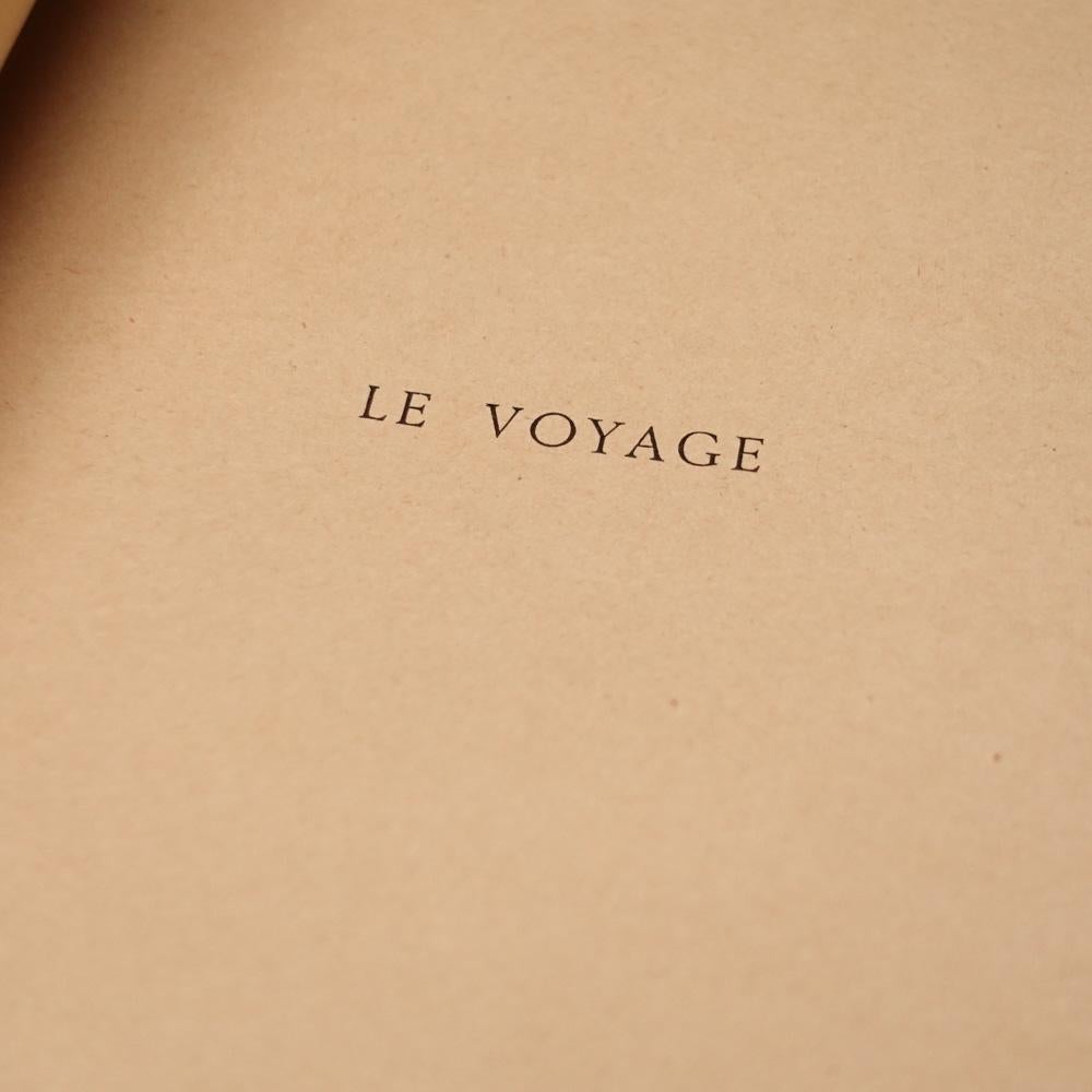 This is an 1894 1st edition travel book entitled Le Voyage written by Georges Vuitton (Louis Vuitton’s son) and the one who came up with the now famous and ubiquitous LV monogram design in 1896. Written in French and never translated into English or