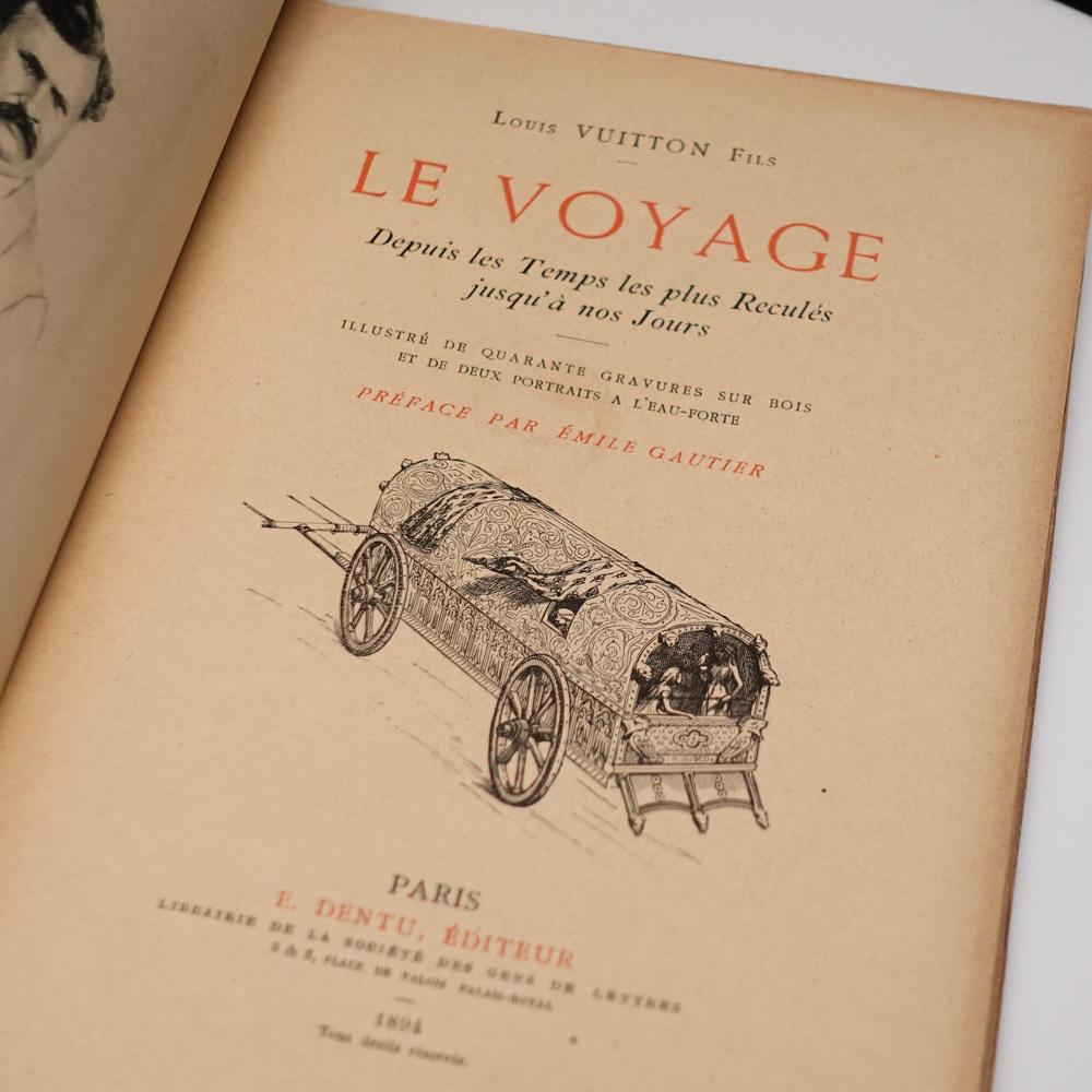 French Vuitton - Le Voyage 1st Edition 1894
