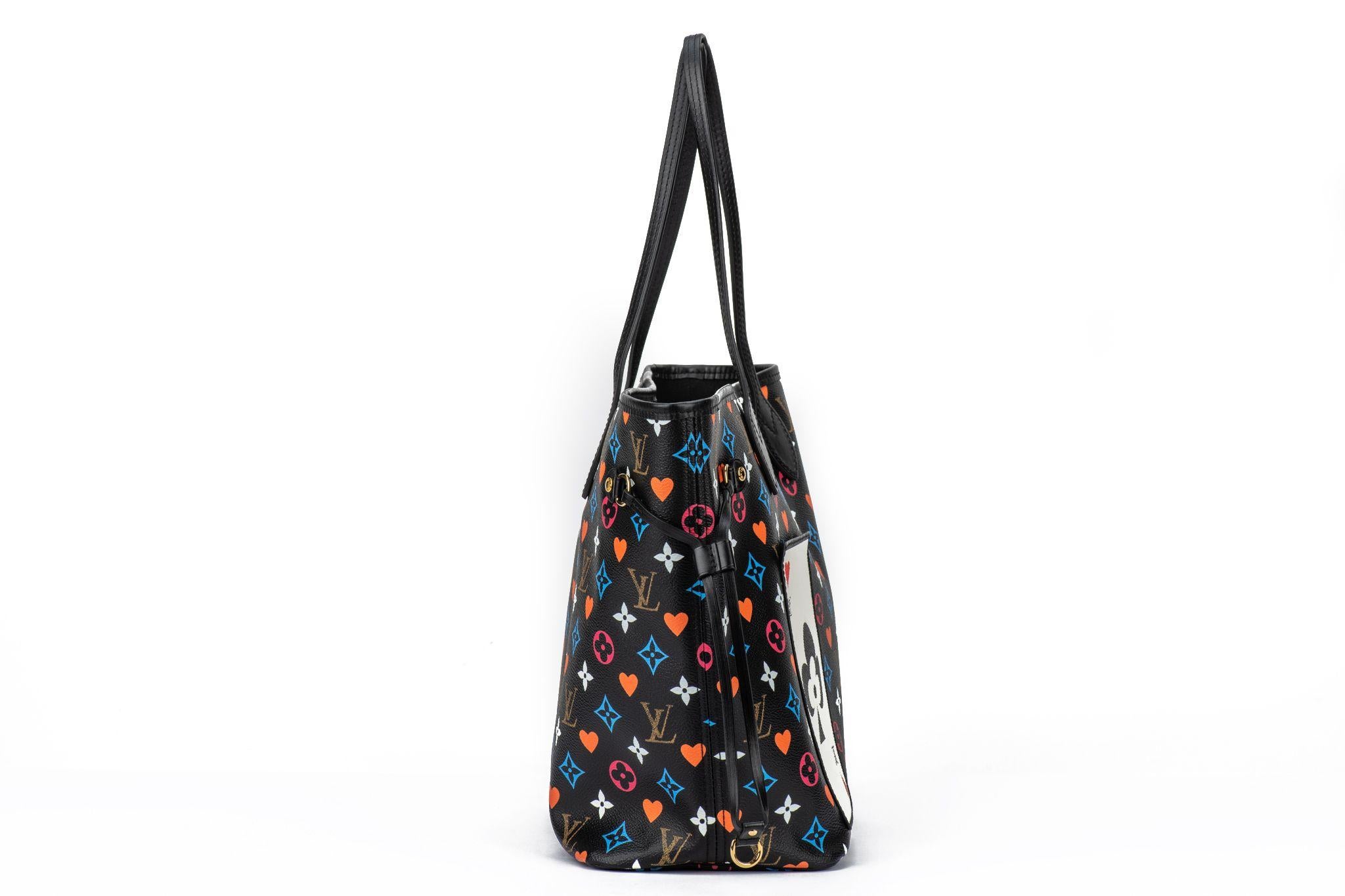 Women's Vuitton Mint Game On Neverfull Tote For Sale