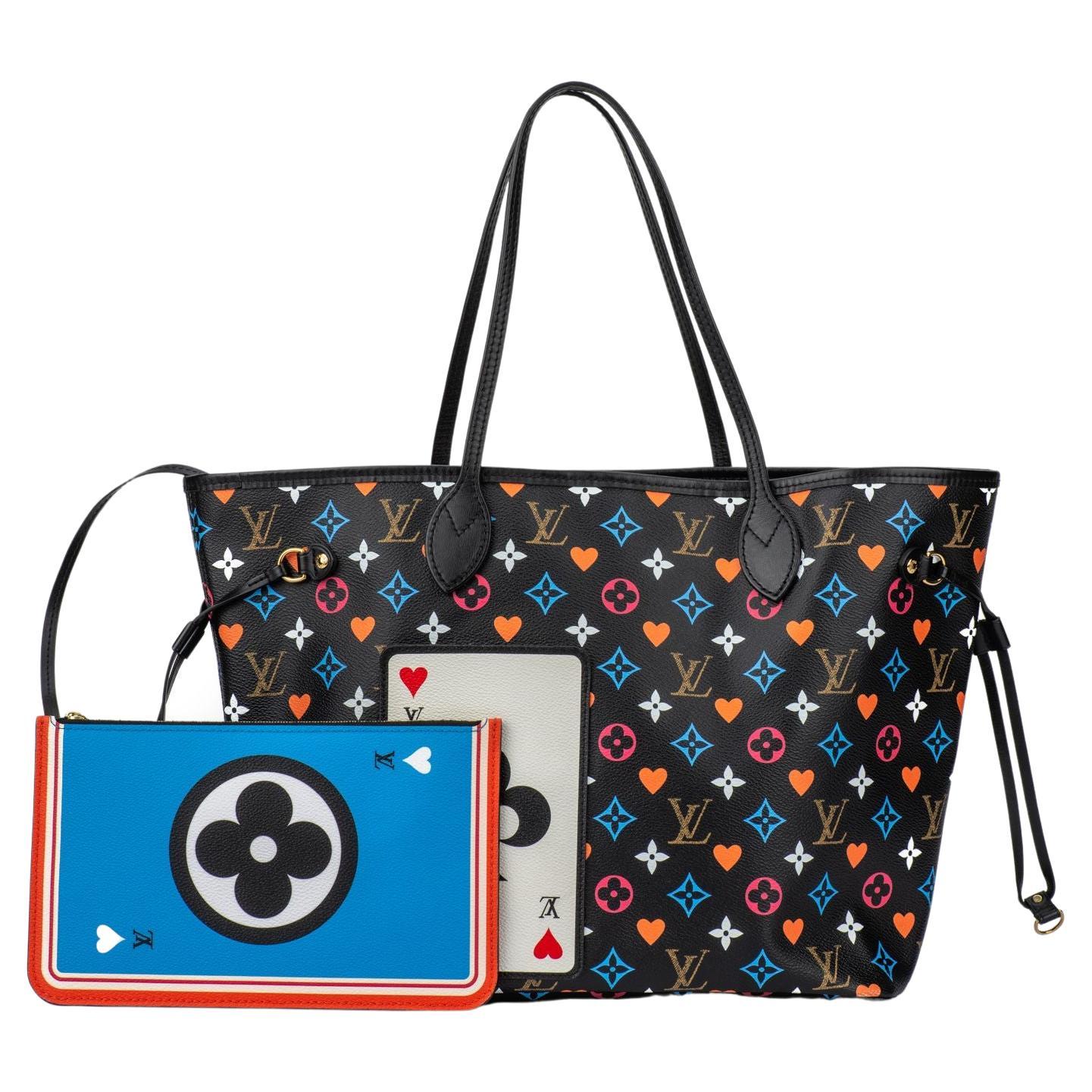 Vuitton Mint Game On Neverfull Tote For Sale
