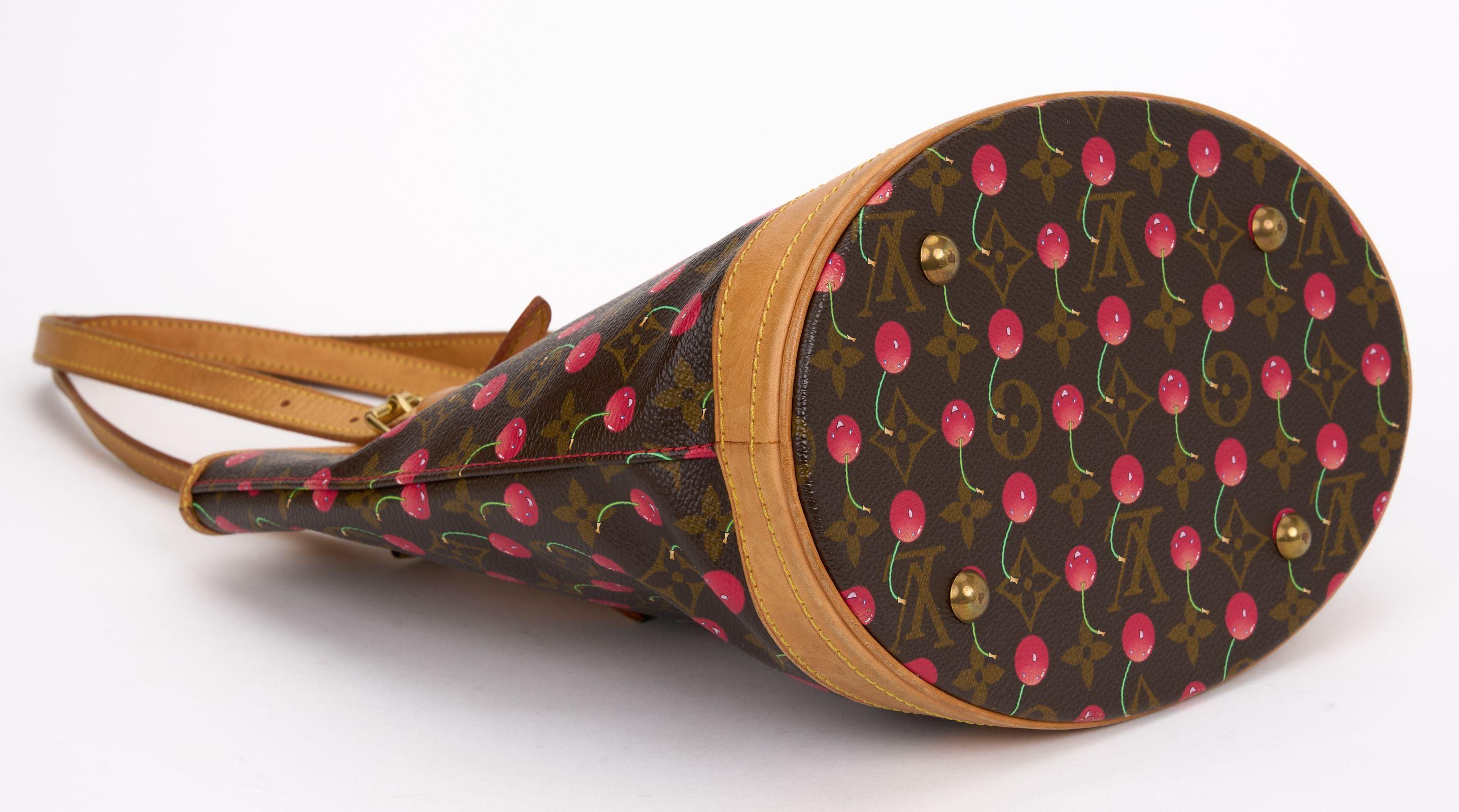 Women's Vuitton Monogram Cerises Bucket Murakami For Sale