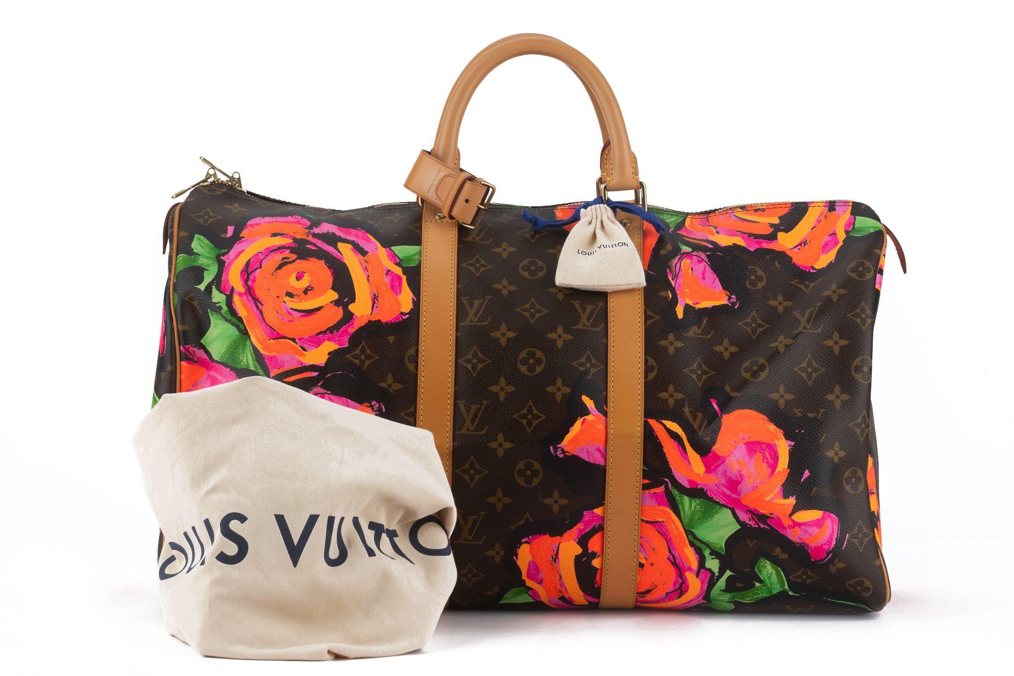 Vuitton Monogram Sprouse Keepall 50, Monogrammiert im Angebot 12